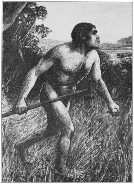 Image: Illustration of a primative man